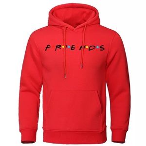 2022 Winter Autumn Men's Hoodies Fashion New Pullovers Friends Printed